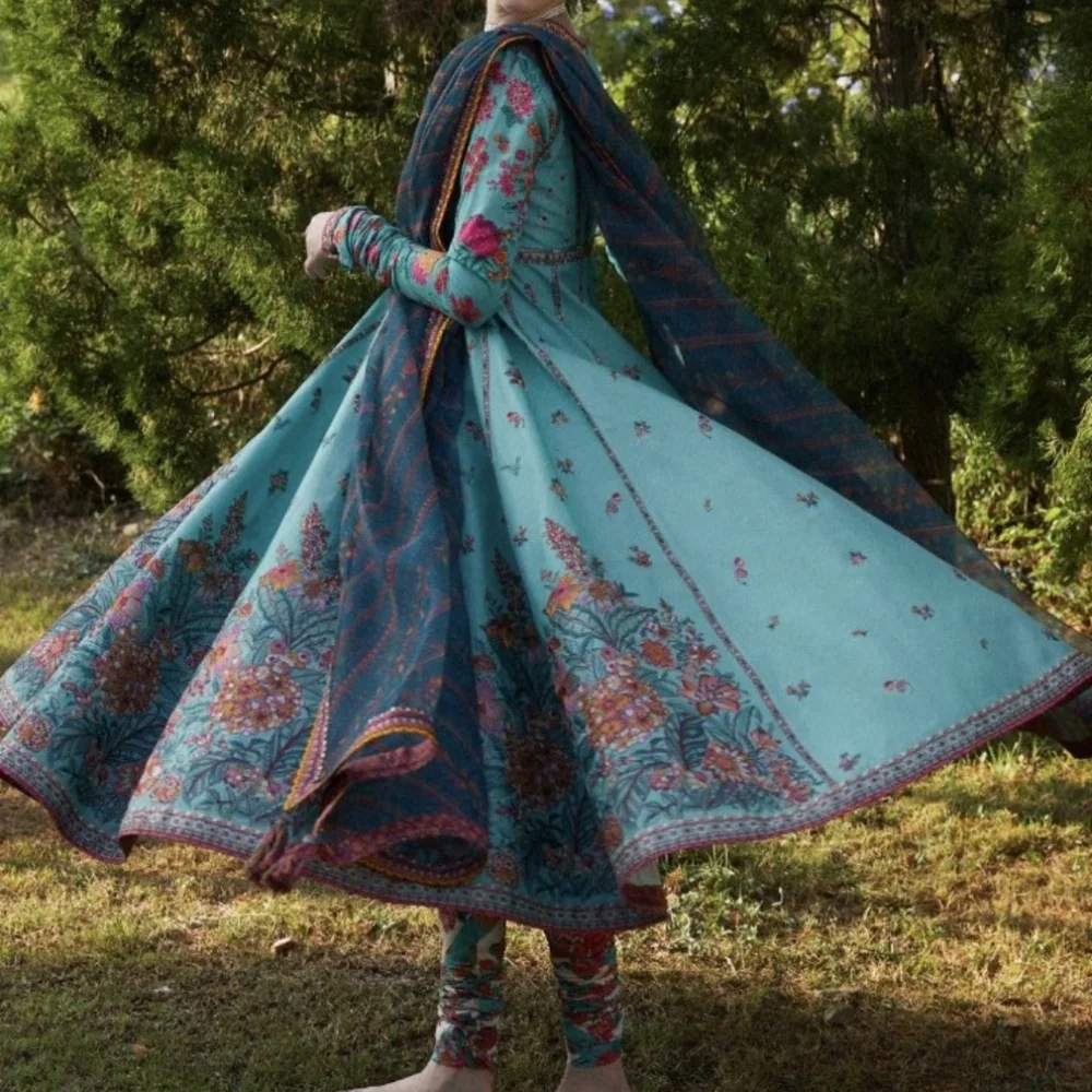 Hussain Rehar Designer Dress - Picture 3 of 9